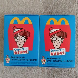 ウォーリーをさがせ！ ハッピーセット  2点(キャラクターグッズ)