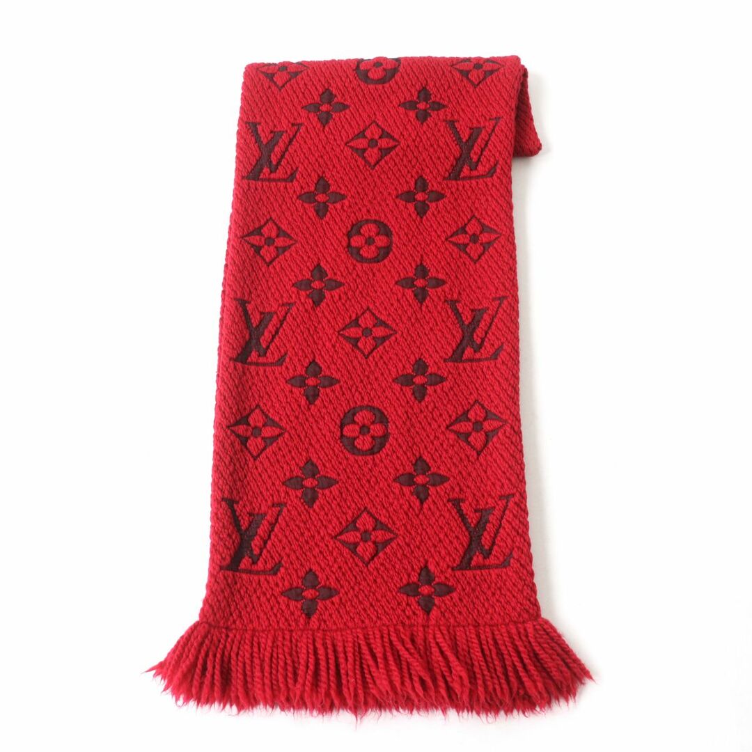 LOUIS VUITTON エシャルプ・ロゴマニア レッド