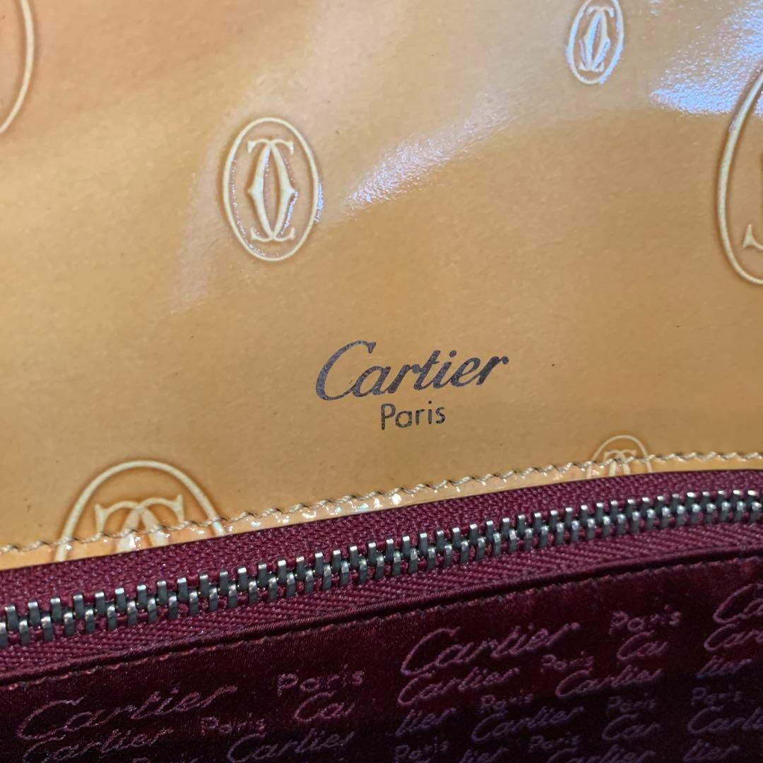 Cartier(カルティエ)の☆美品☆Cartier ハッピーバースデー ワンショルダーバッグ ベージュ系 レディースのバッグ(ショルダーバッグ)の商品写真