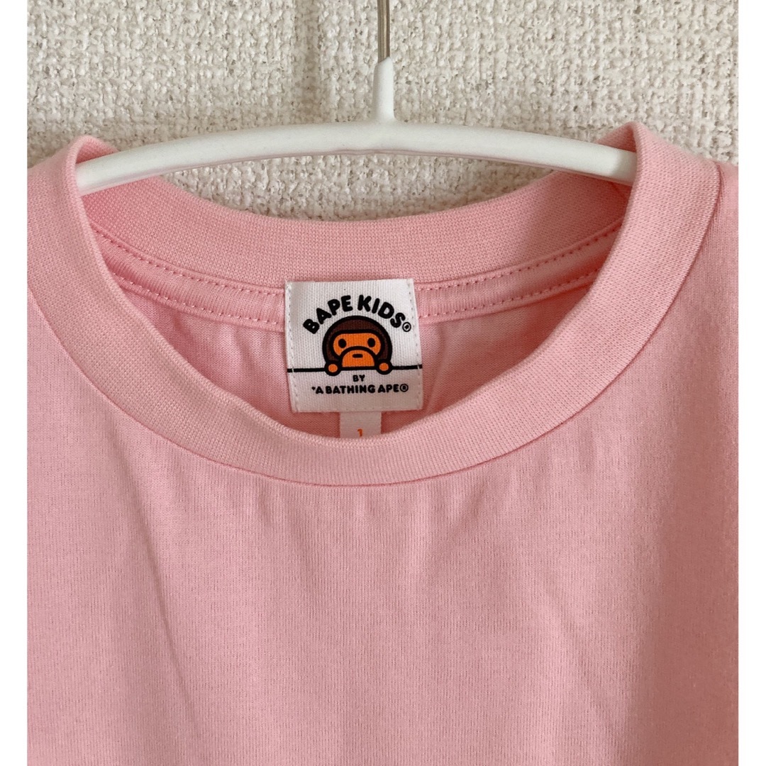 A BATHING APE(アベイシングエイプ)の新品タグ付き A BATHING APE 140 Tシャツ エイプ キッズ キッズ/ベビー/マタニティのキッズ服男の子用(90cm~)(Tシャツ/カットソー)の商品写真