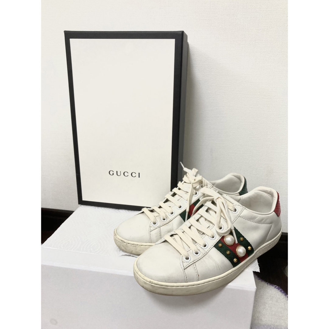 Gucci - 【値下げ】グッチスニーカー/サイズ36の通販 by み's shop