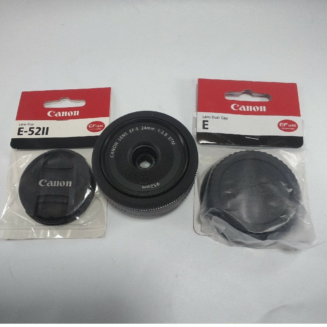 ☆新品級極上品☆Canon EF-S 24mm F2.8 STM 4