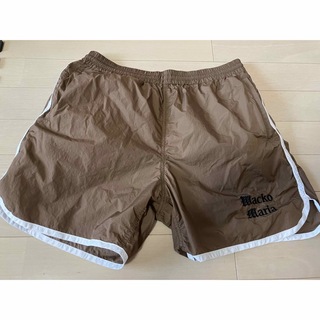 ワコマリア(WACKO MARIA)のWACKO MARIA athletic shorts ブラウン Lサイズ(ショートパンツ)
