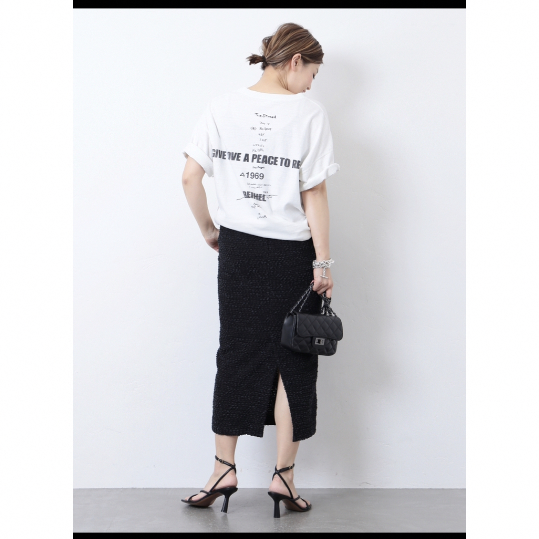 DEUXIEME CLASSE(ドゥーズィエムクラス)の【タグ付】ドゥーズィエムクラス　LOVE A PEACE バックプリントTシャツ レディースのトップス(Tシャツ(半袖/袖なし))の商品写真