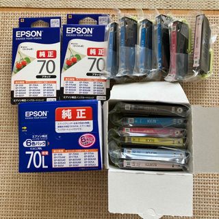 エプソン(EPSON)のエプソン インクカートリッジ IC6CL70L 純正2セット他(その他)