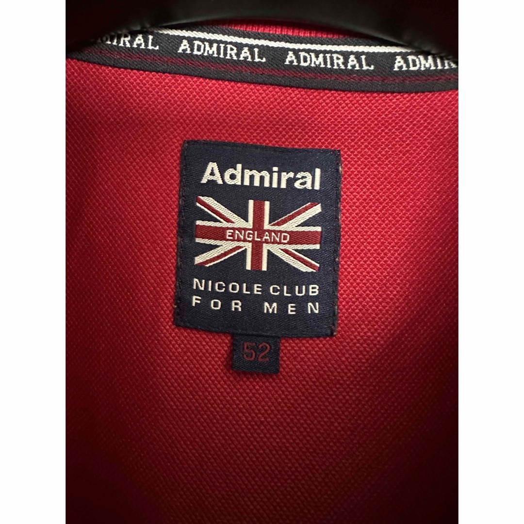 Admiral(アドミラル)のAdmiral Golf アドミラル ポロシャツ メンズ 52 スポーツ/アウトドアのゴルフ(ウエア)の商品写真