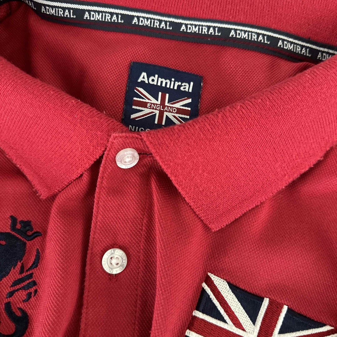 Admiral(アドミラル)のAdmiral Golf アドミラル ポロシャツ メンズ 52 スポーツ/アウトドアのゴルフ(ウエア)の商品写真