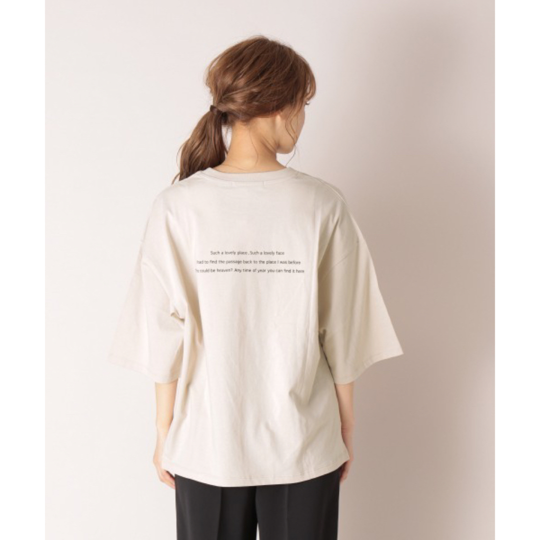 mysty woman(ミスティウーマン)のmysty woman ビッグシルエットTシャツ レディースのトップス(Tシャツ(半袖/袖なし))の商品写真