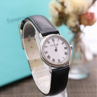 Tiffany & Co. - 正規品【新品電池】Tiffany クラシック/動作品 美品
