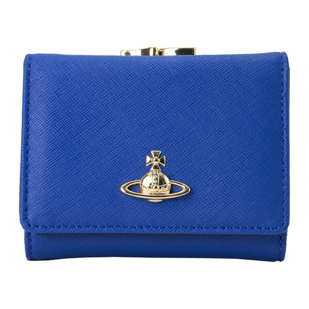 新品 ヴィヴィアン ウエストウッド Vivienne Westwood 3つ折り財布 ブルー | フリマアプリ ラクマ