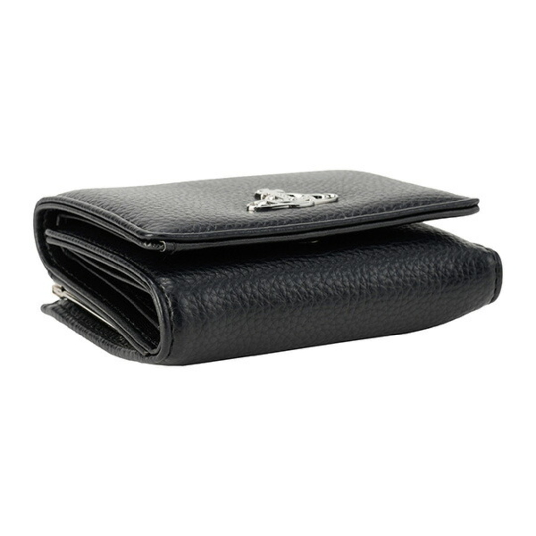 箱付き⭐︎Vivienne Westwood上質レザー三つ折り財布⭐︎正規品⭐︎黒色
