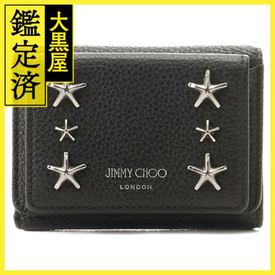 JIMMY CHOO - ジミーチュー　スタースタッズ　モネスモール　ブラック　レザー　【205】