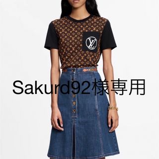 ルイヴィトン(LOUIS VUITTON)のLV🖤 Tシャツ(Tシャツ(半袖/袖なし))