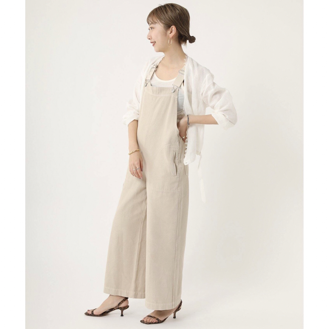 Plage - 美品 plage Loose denim サロペット ベージュ 38の通販 by