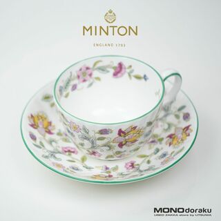 MINTON - ミントン ハドンホール グリーン カップ＆ソーサー 美品 ②