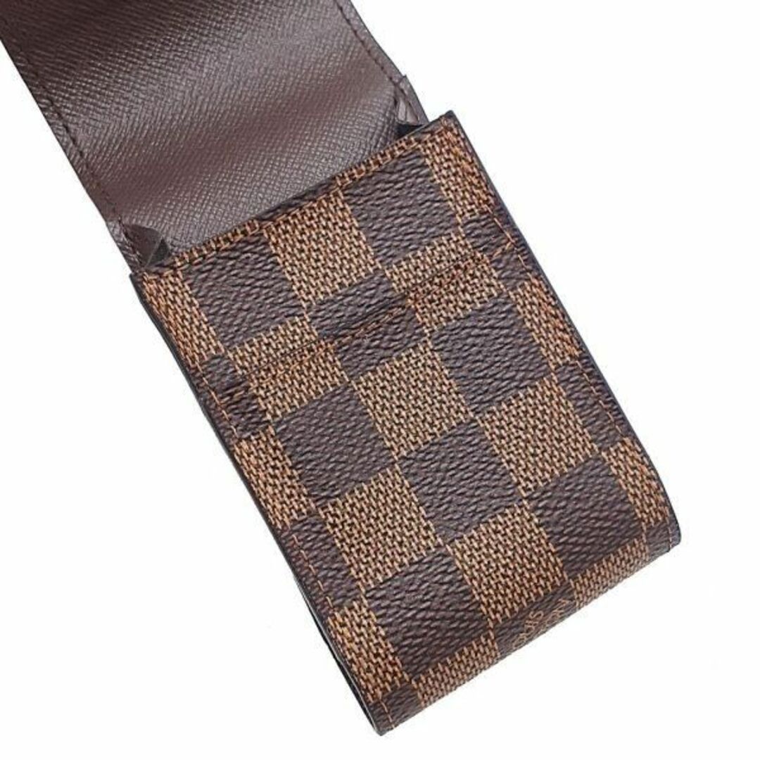 LOUIS VUITTON(ルイヴィトン)の美品 ルイヴィトン シガレットケース N63024 エテュイ シガレット ダミエ レディースのファッション小物(その他)の商品写真