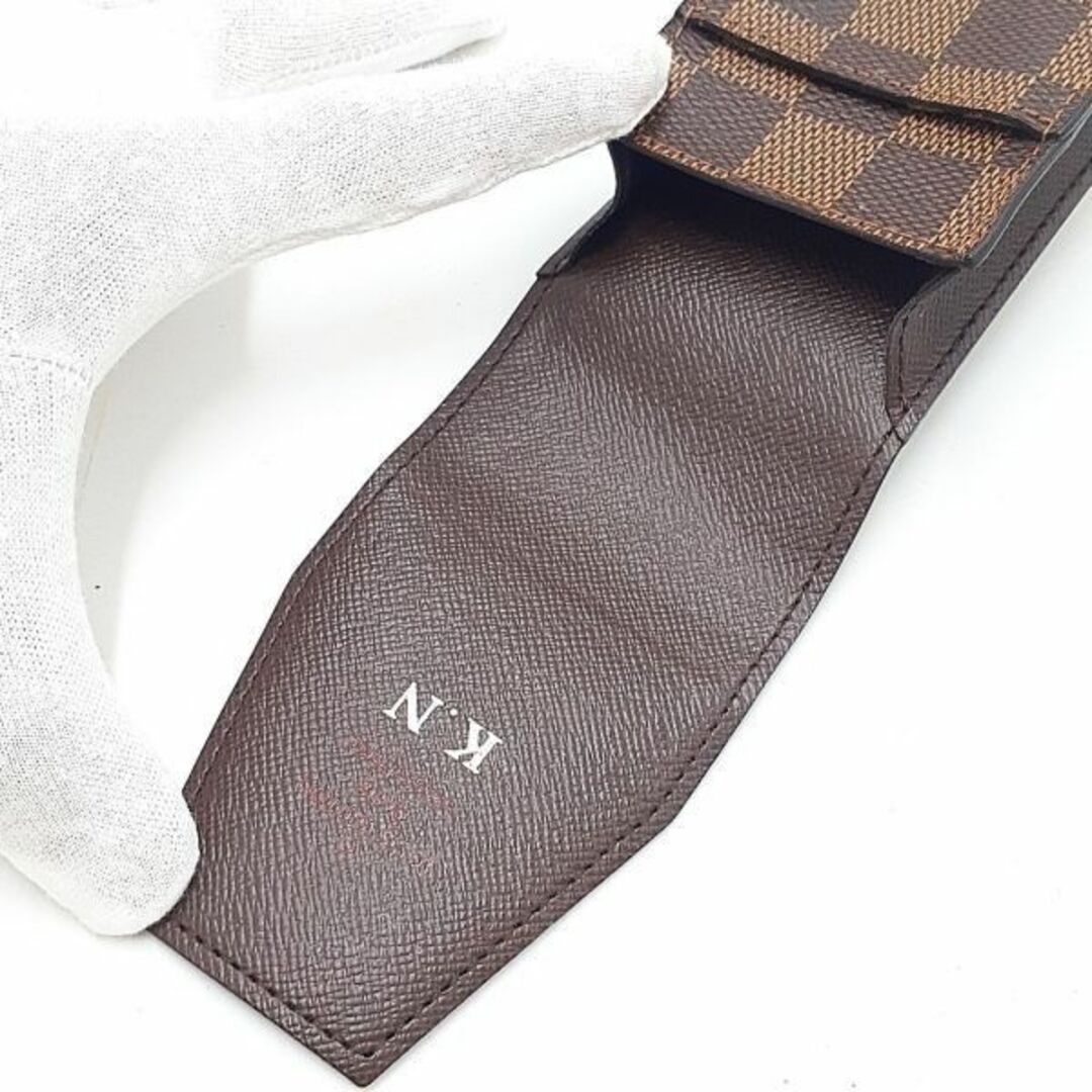 LOUIS VUITTON(ルイヴィトン)の美品 ルイヴィトン シガレットケース N63024 エテュイ シガレット ダミエ レディースのファッション小物(その他)の商品写真