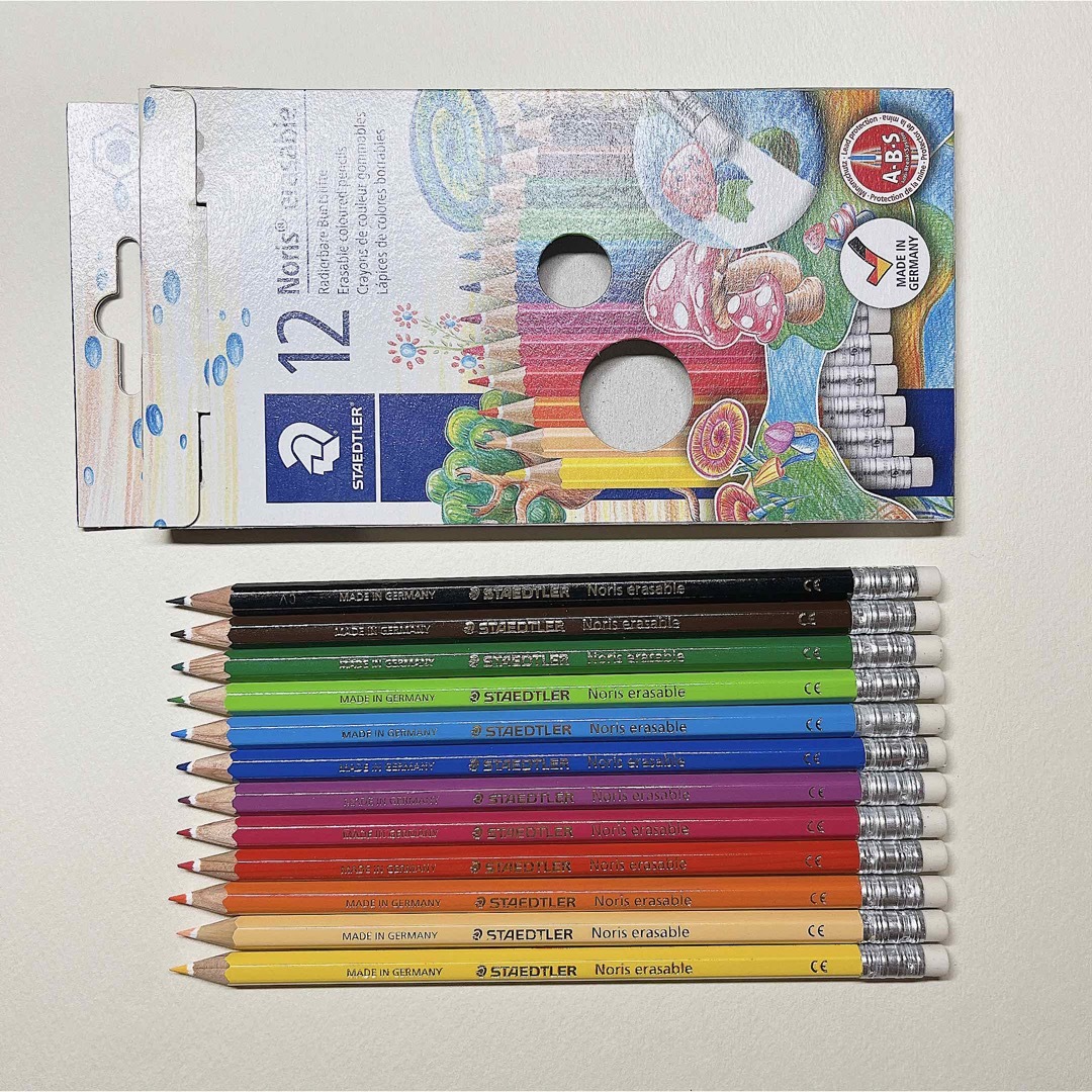 STAEDTLER - ステッドラー 消せる色鉛筆12色セットの通販 by pole's