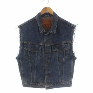 リーバイス(Levi's)のLevi's ヴィンテージ 90s USA製 デニムベスト ダメージ加工 M(ベスト)