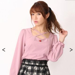 アンクルージュ(Ank Rouge)のみーさん様✨専用✨新品 ♥ And Rouge ♥ フロントクロス ブラウス(シャツ/ブラウス(長袖/七分))