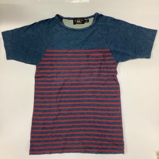 ポロラルフローレン(POLO RALPH LAUREN)のラルフローレン　RRL  Tシャツ　半袖　ボーダー　XSサイズ　r528(Tシャツ/カットソー(半袖/袖なし))