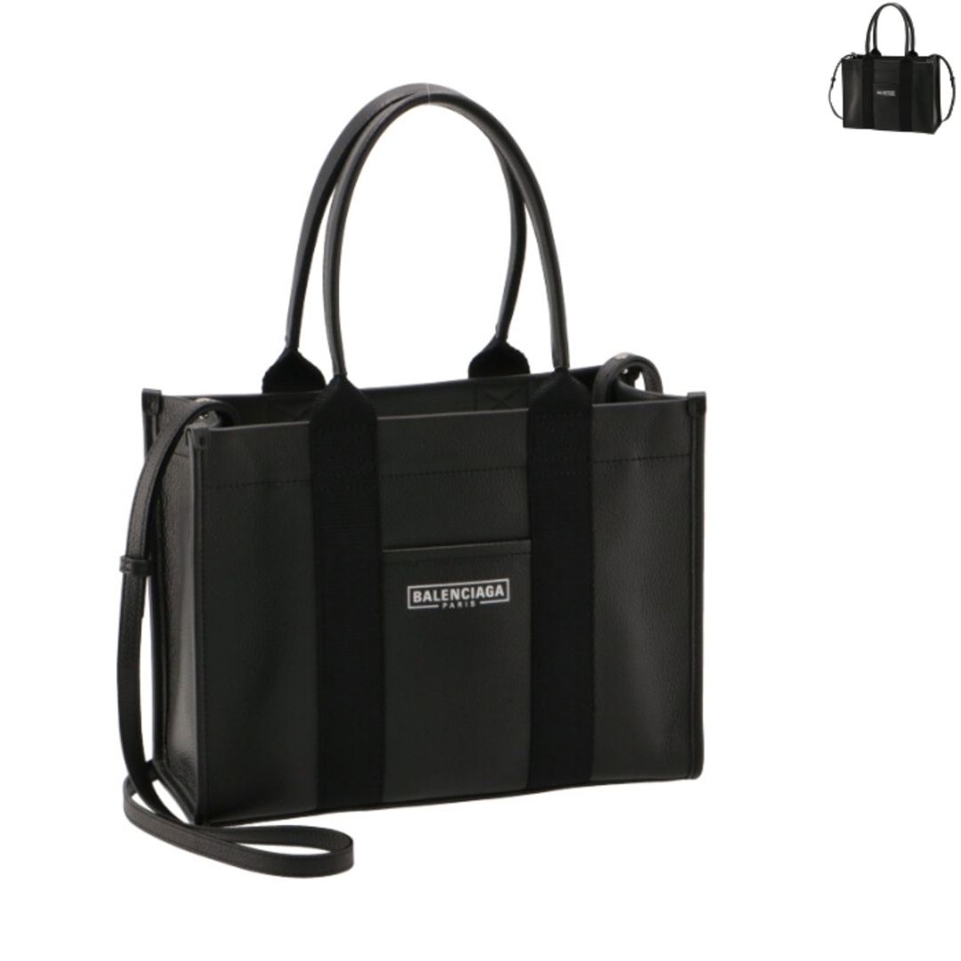 Balenciaga(バレンシアガ)のバレンシアガ BALENCIAGA トートバッグ スモール HARDWARE ハードウェア ショッピングバッグ ブラック 2023年秋冬新作 671402 2103A レディースのバッグ(ハンドバッグ)の商品写真