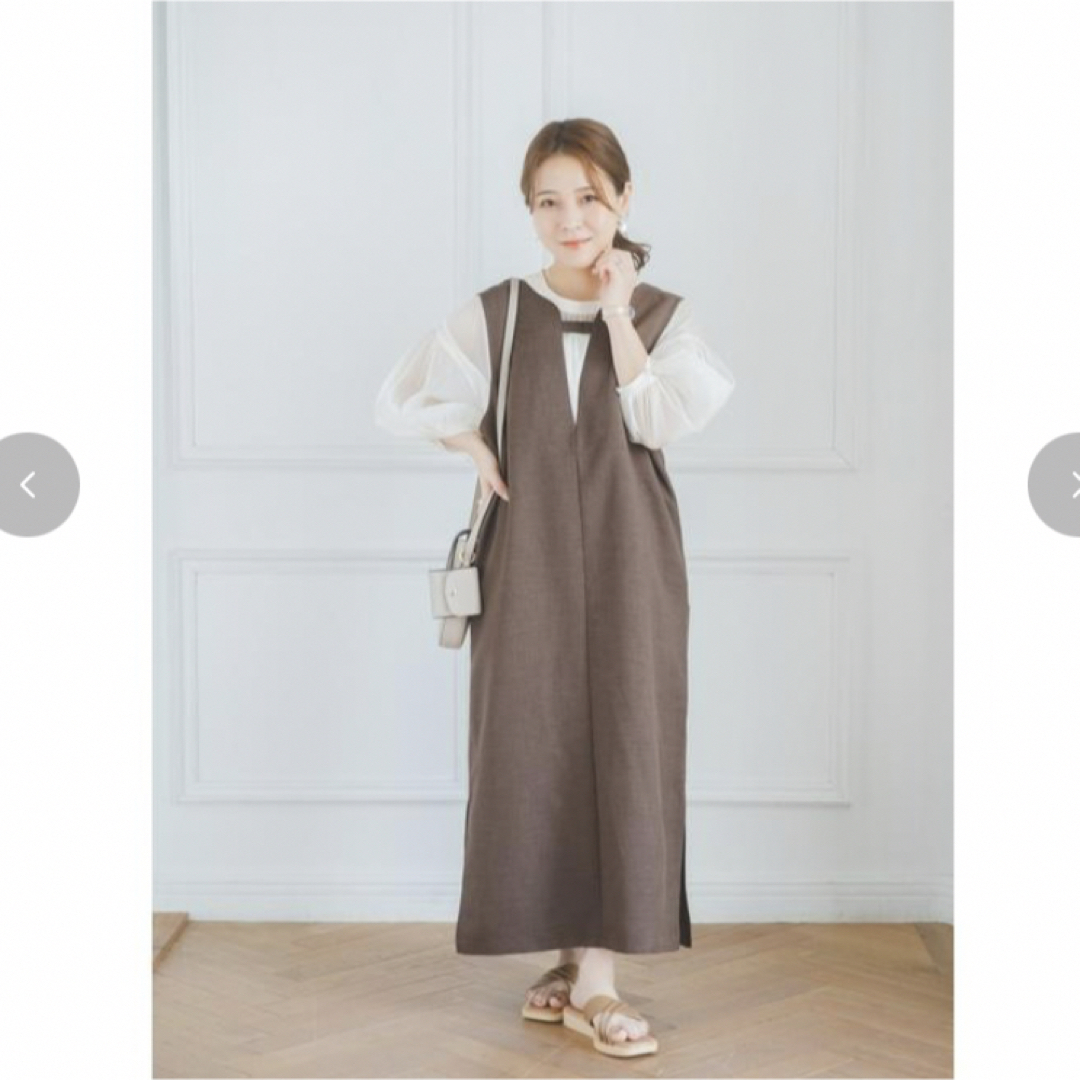 しまむら(シマムラ)のtal.bay yumi♡ジャンパースカートSサイズ レディースのワンピース(ロングワンピース/マキシワンピース)の商品写真