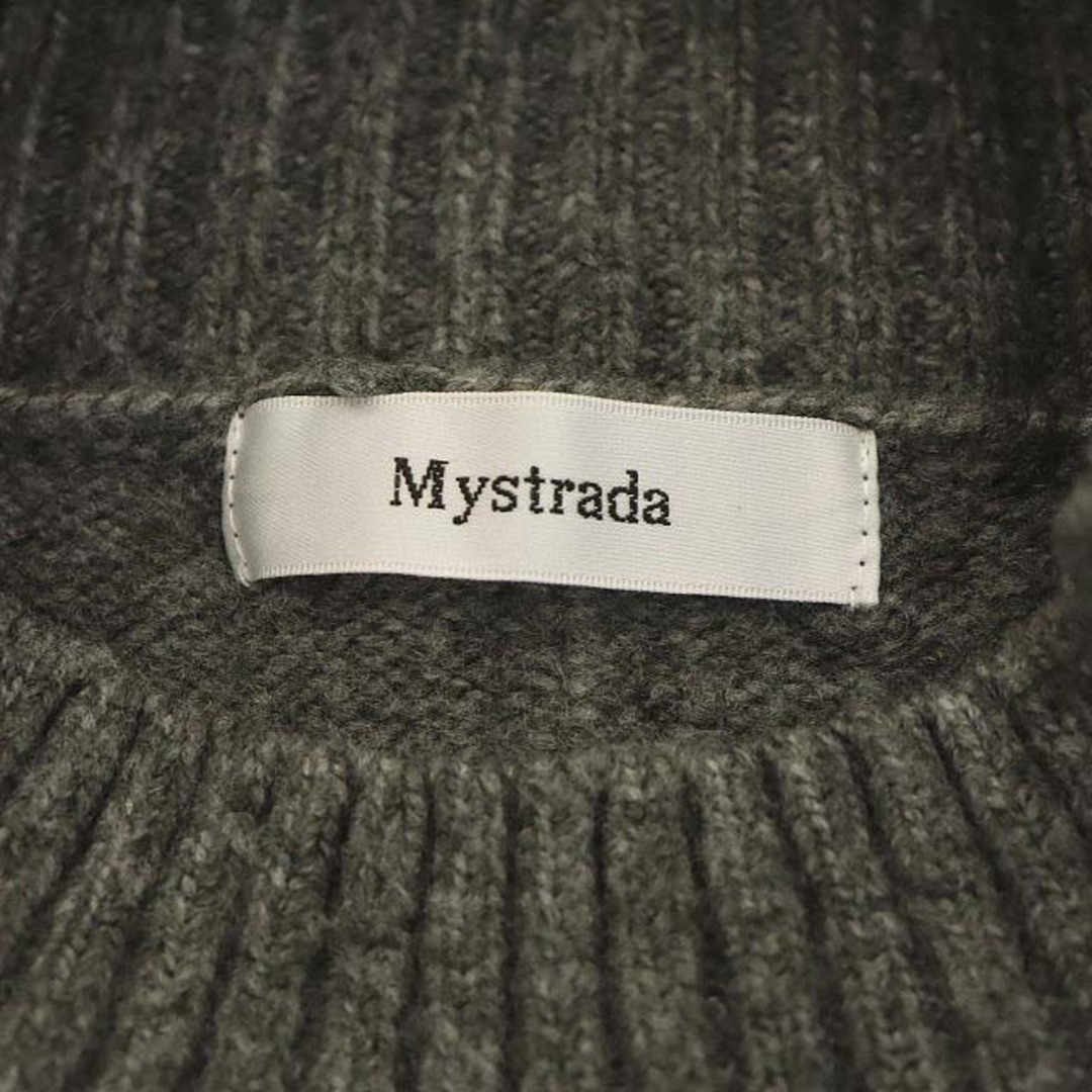 Mystrada(マイストラーダ)のマイストラーダ 21AW アシメドッキングチュニック ニット セーター 長袖 レディースのトップス(ニット/セーター)の商品写真