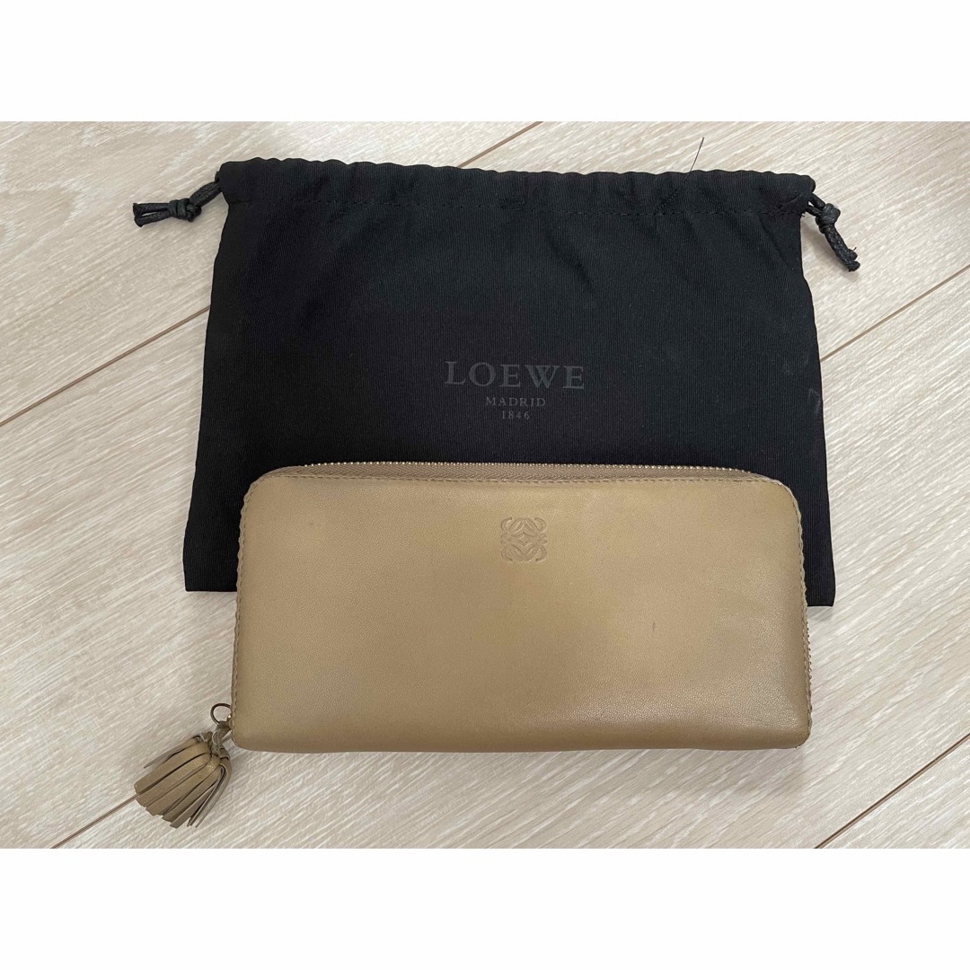 ☆《極美品》LOEWE ロエベ　アナグラム　アマソナ　ラウンドファスナー　長財布