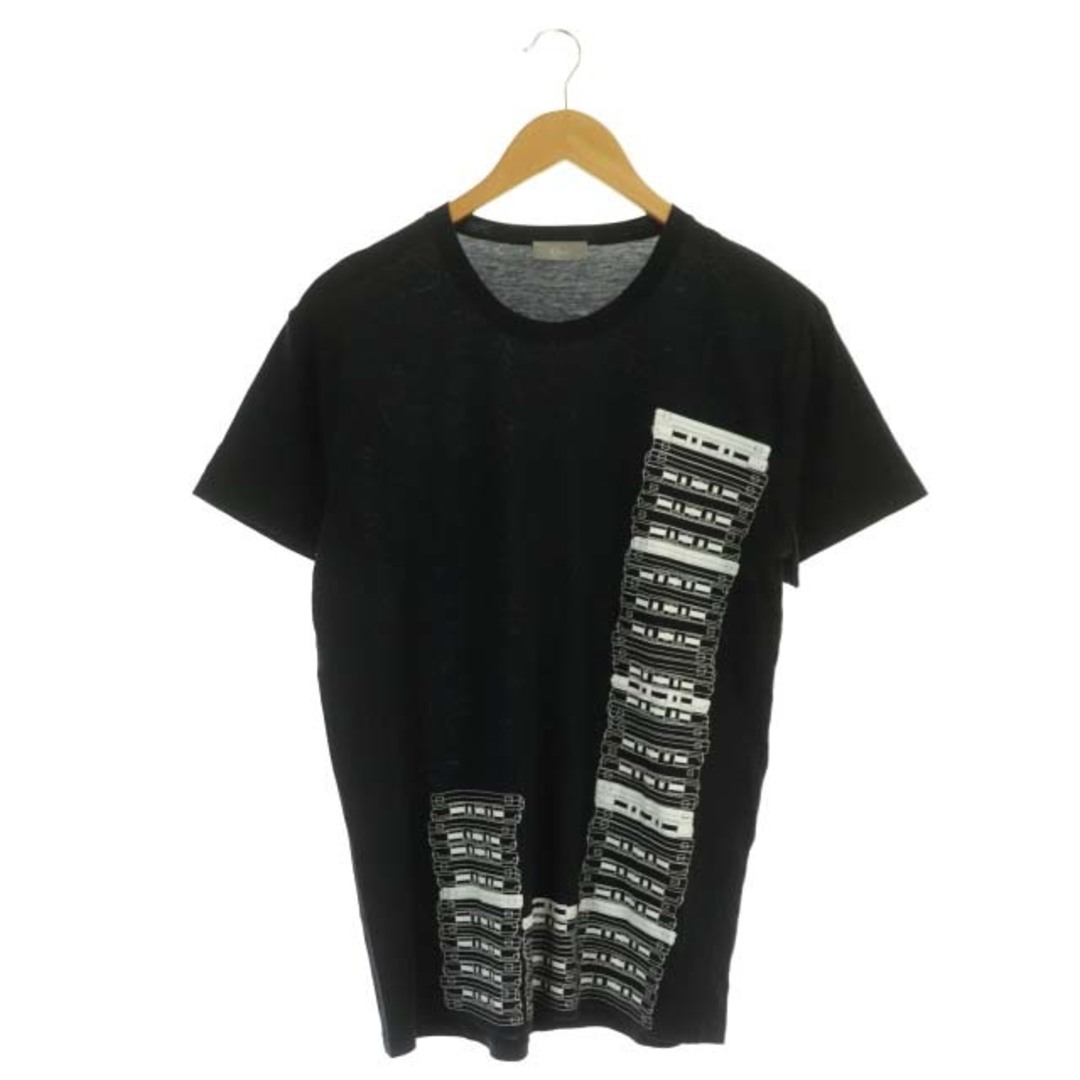ディオールオム ケースプリント 半袖Tシャツ カットソー M 黒 ブラック