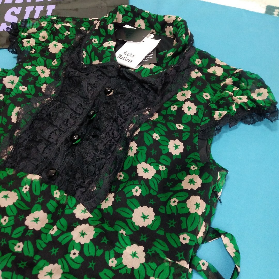 ANNA SUI【新品】綺麗なレース可愛い花柄ワンピース 購入可能 - adaide