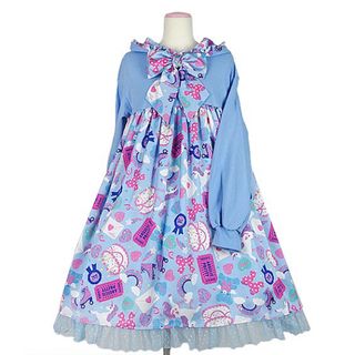 Angelic Pretty ピンタックティアード　ワンピース　黒