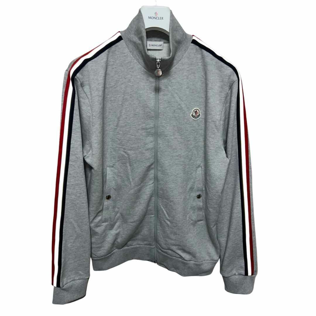 ☆新品・本物保証☆MONCLER トラックジャケット ジャージ上着 XL グレー-