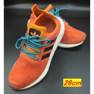 アディダス(adidas)の快適軽量◆adidas アディダス◆Swift Run オレンジ 26cm(スニーカー)