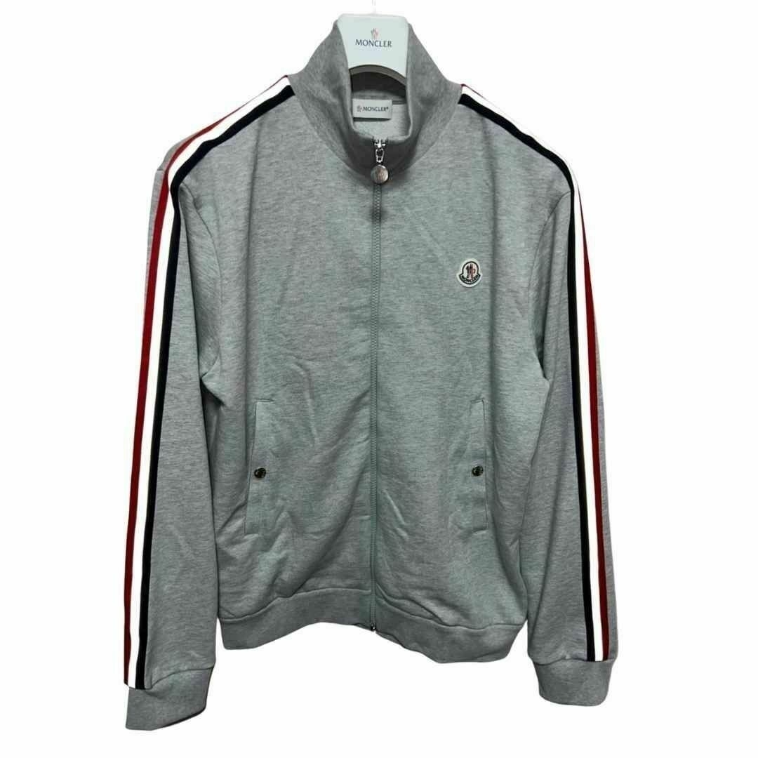 ☆新品・本物保証☆MONCLER トラックジャケット ジャージ上着 M グレー-