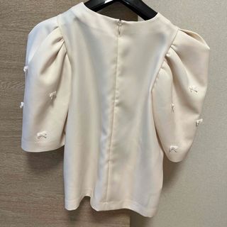 Drawer - 完売 Heve バブリーリボンブラウス オフホワイトの通販 by 's