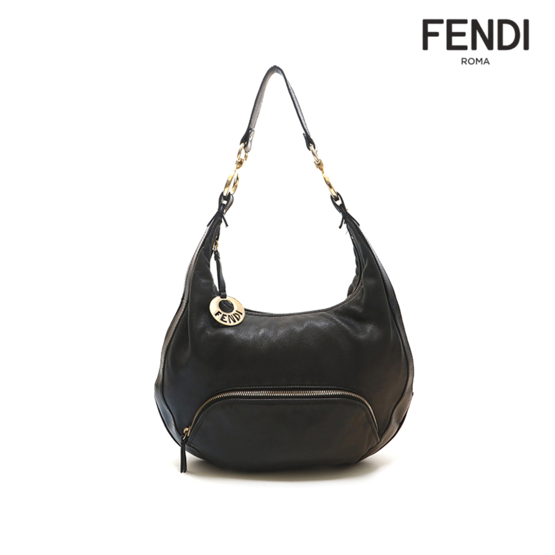 フェンディ FENDI レザー ショルダーバッグ