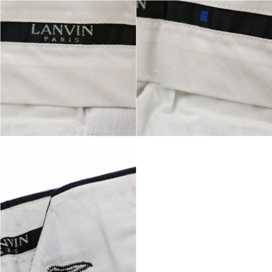 LANVIN PARIS スラックスパンツ テーパードパンツ 48 XL グレー