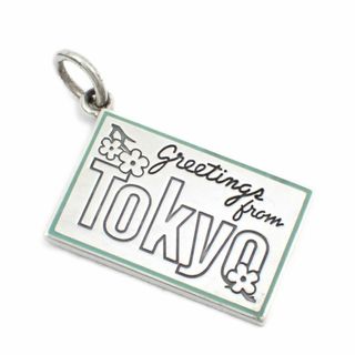 ティファニー(Tiffany & Co.)の【希少品】TIFFANY＆Co. ティファニー ポストカードモチーフ ペンダントトップ 東京限定 シルバー925/エナメル(ネックレス)