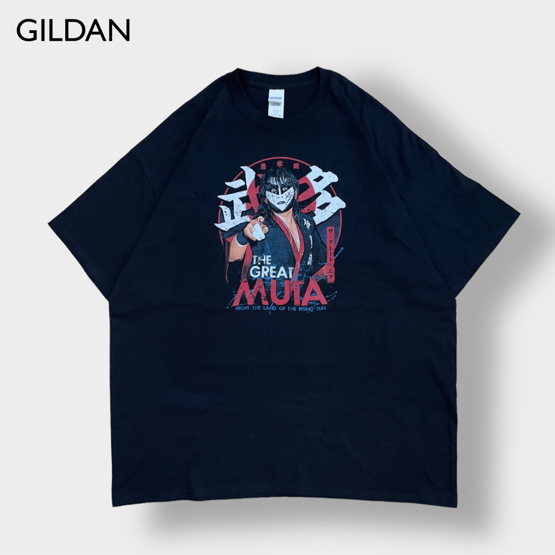 【GILDAN】愚零闘武多 Tシャツ プロレス グレートムタ 武藤敬司 2XL