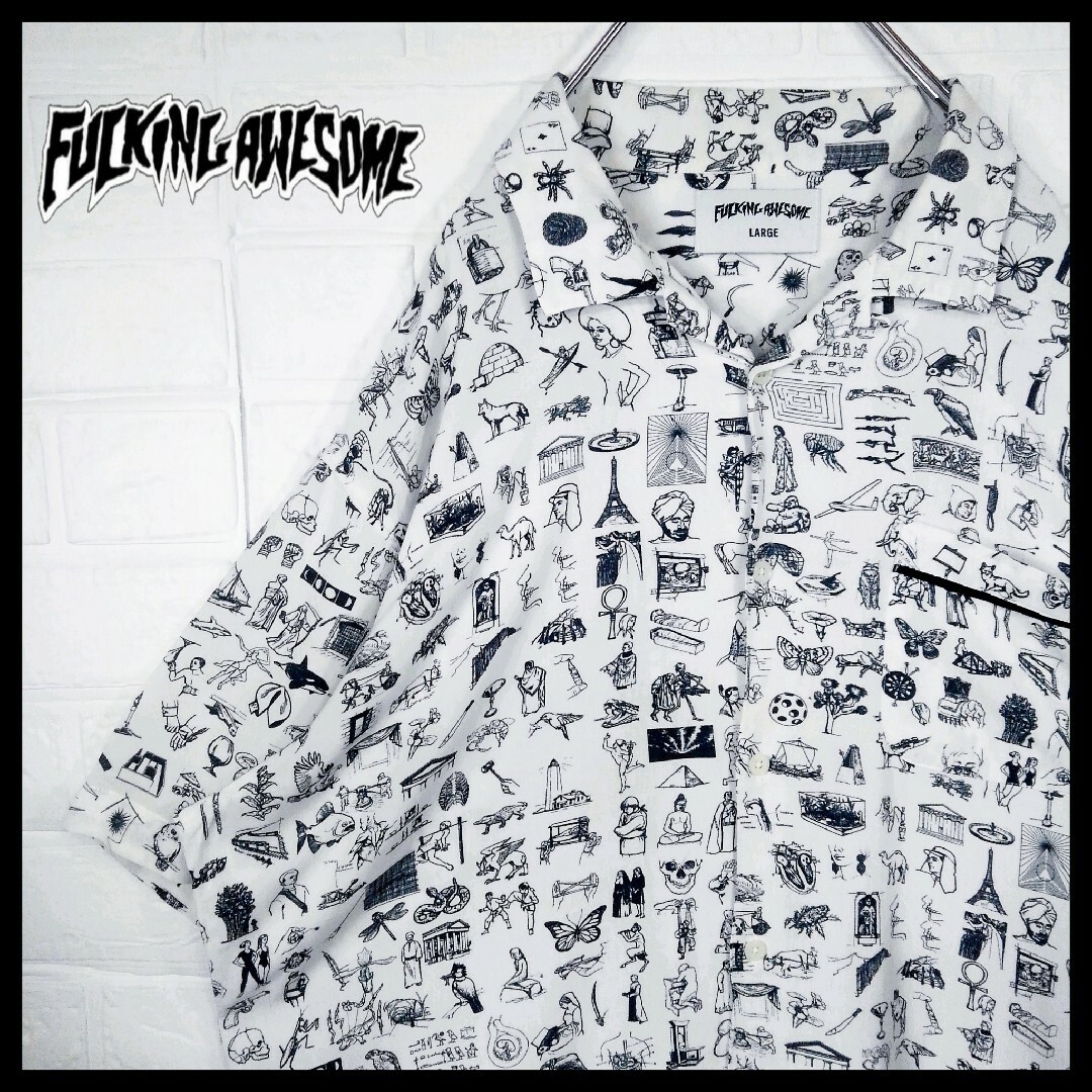 ショップガイド 《FUCKING AWESOME》オープンカラー コラージュ