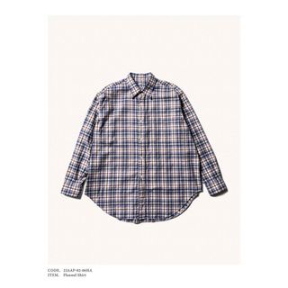 ワンエルディーケーセレクト(1LDK SELECT)の新品 A.PRESSE アプレッセ Flannel Shirt チェックシャツ(シャツ)