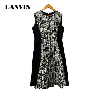 ランバンコレクション(LANVIN COLLECTION)の美品LANVIN ランバン　コレクションワンピース(ひざ丈ワンピース)