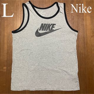 ナイキ(NIKE)のNike人気胸ビッグライン　 タンクトップ(L)(タンクトップ)