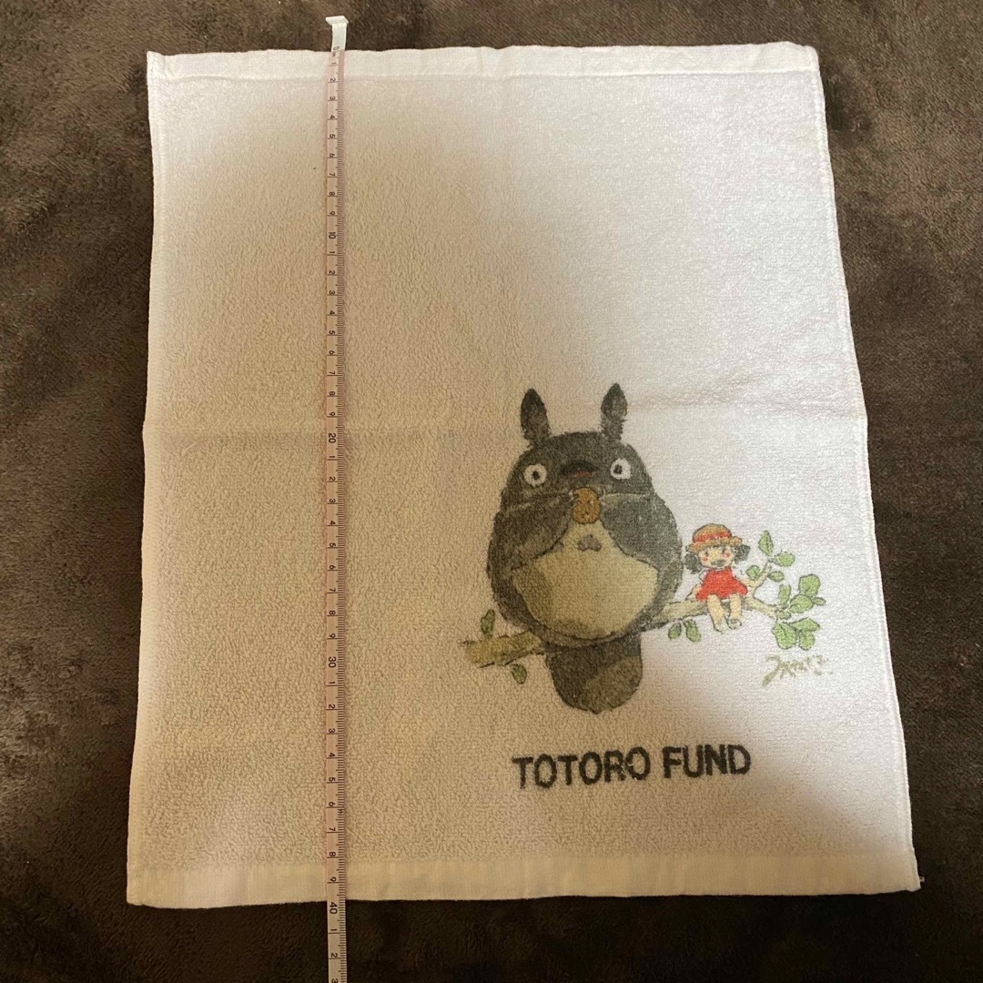 ジブリ(ジブリ)のとなりのトトロ　トトロファンド　Totoro Fund ハンカチ　ふきん レディースのファッション小物(ハンカチ)の商品写真