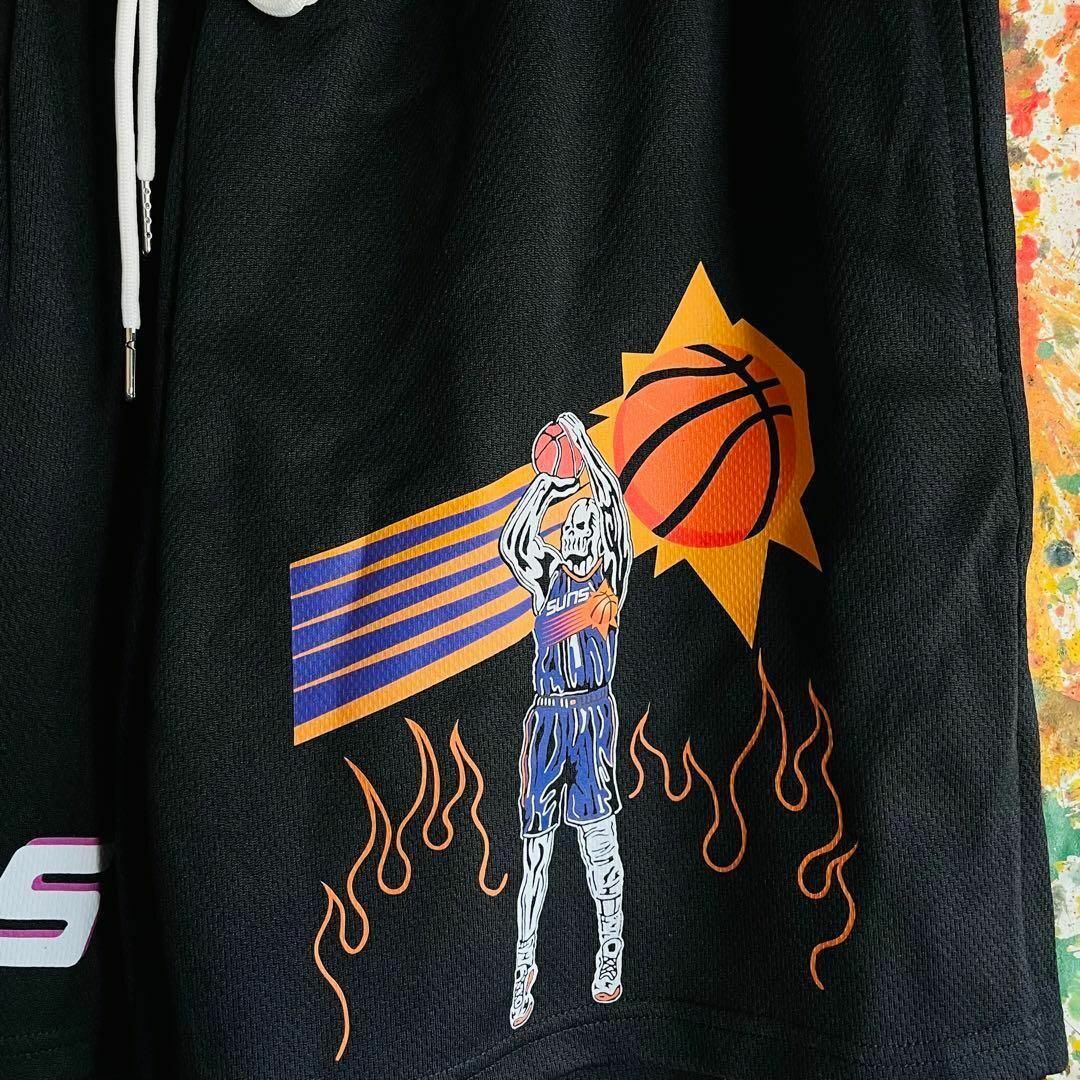 NBA SUNS ハーフパンツ リプリント 短パン メンズ バスケ 新品