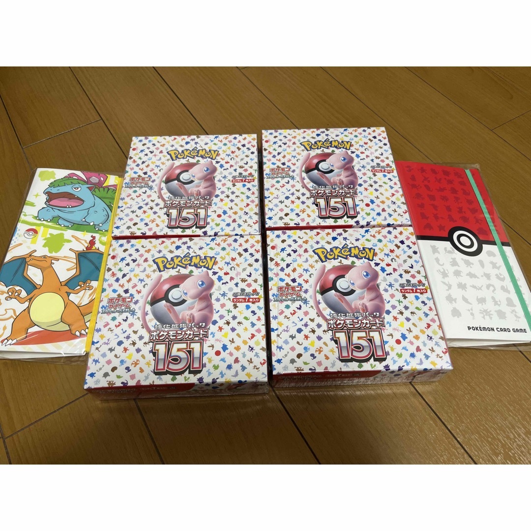 ポケモンカードゲーム 151 4box シュリンク付き