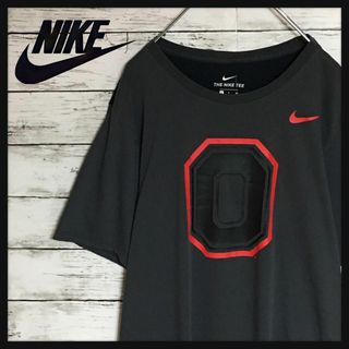 ナイキ(NIKE)の【希少デザイン】ナイキ　半袖プリントスポーツTシャツ　OSUロゴS E695(Tシャツ/カットソー(半袖/袖なし))