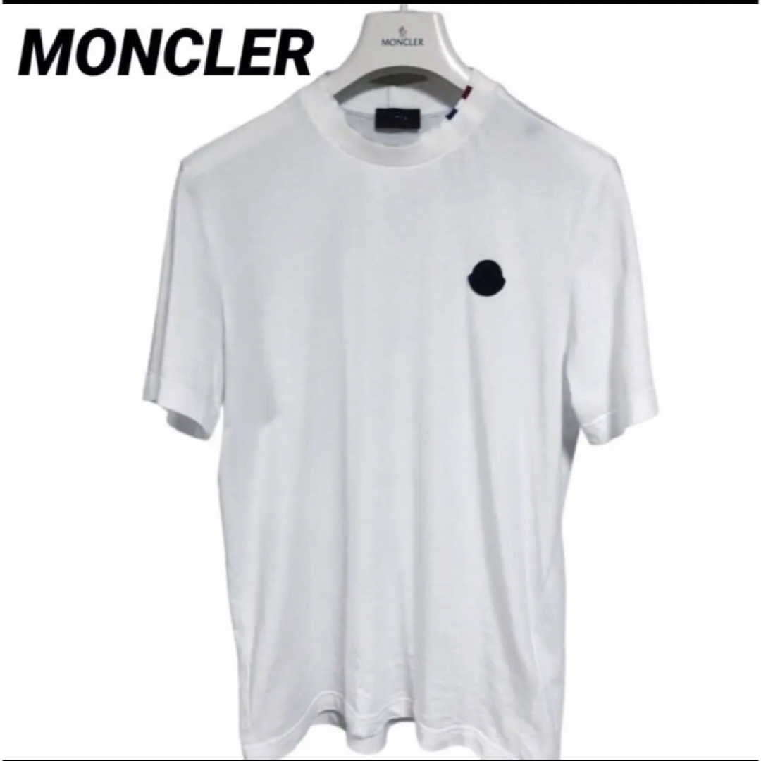 MONCLER モンクレール　モンクレ　白　スウェット　ホワイト　S  ロゴ