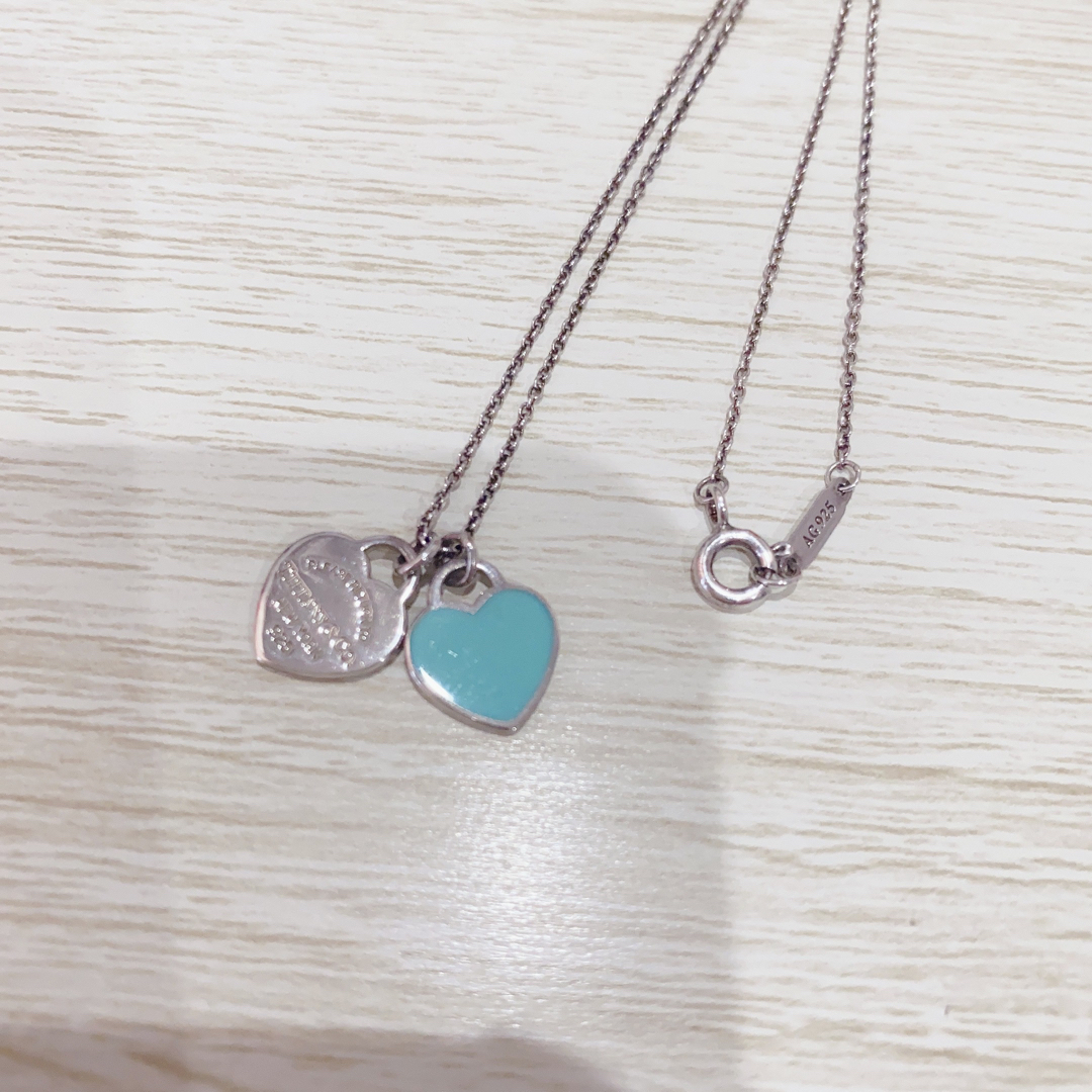 Tiffany & Co.   TIFFANY&Co ティファニー ブルー ダブルハート